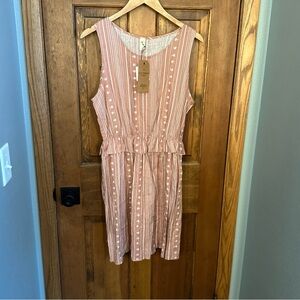 New Lazy Sundays Dress Size L Boho‎ Festival Cottagecore Farmhouse Prarie  💕